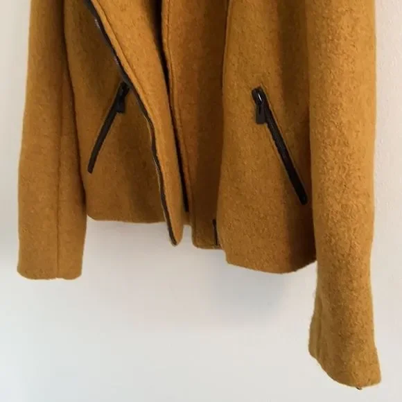 Anthropologie Sasha Boucle Wool Moto Cartonnier Jacket - Picture 6 of 16